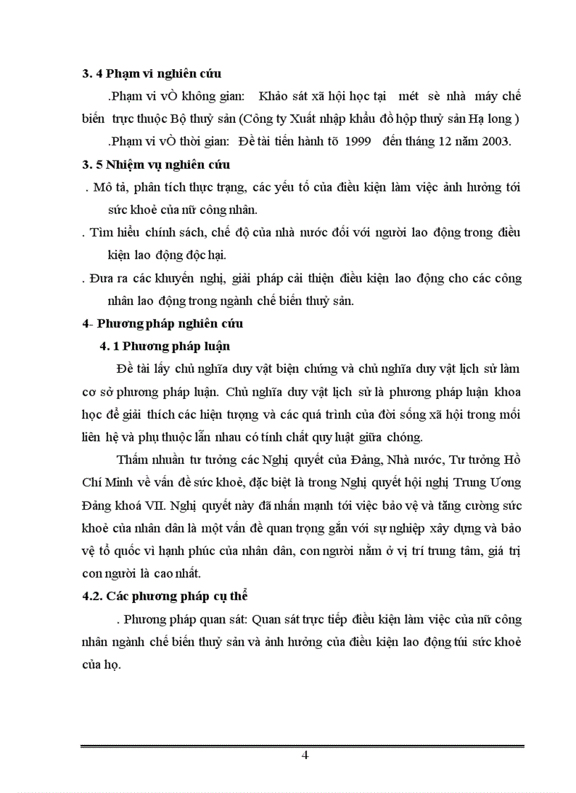 image for page Ảnh hưởng của điều kiện lao động tới sức khoẻ của công nhân lao động nữ trong ngành chế biến thuỷ sản