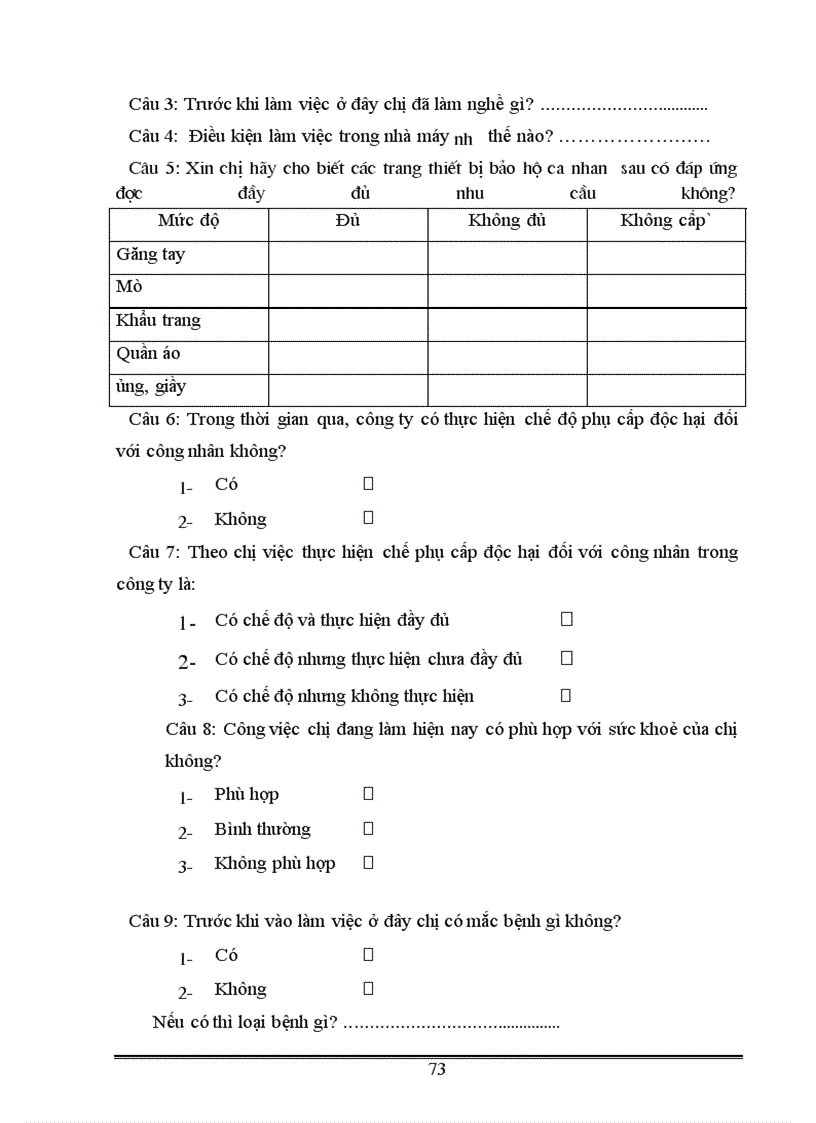 image for page Ảnh hưởng của điều kiện lao động tới sức khoẻ của công nhân lao động nữ trong ngành chế biến thuỷ sản