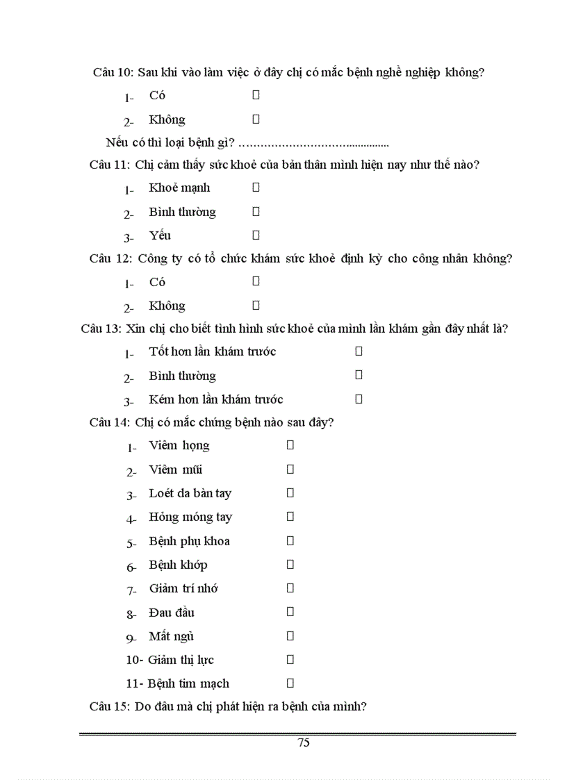 image for page Ảnh hưởng của điều kiện lao động tới sức khoẻ của công nhân lao động nữ trong ngành chế biến thuỷ sản