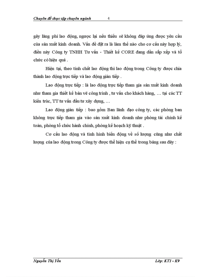 image for page Hoàn thiện công tác kế toán tiền lương và các khoản trích theo lương tại Công ty TNHH Tư vấn – Thiết kế CORE