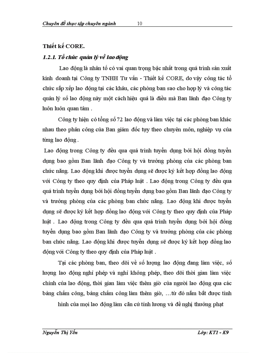 image for page Hoàn thiện công tác kế toán tiền lương và các khoản trích theo lương tại Công ty TNHH Tư vấn – Thiết kế CORE