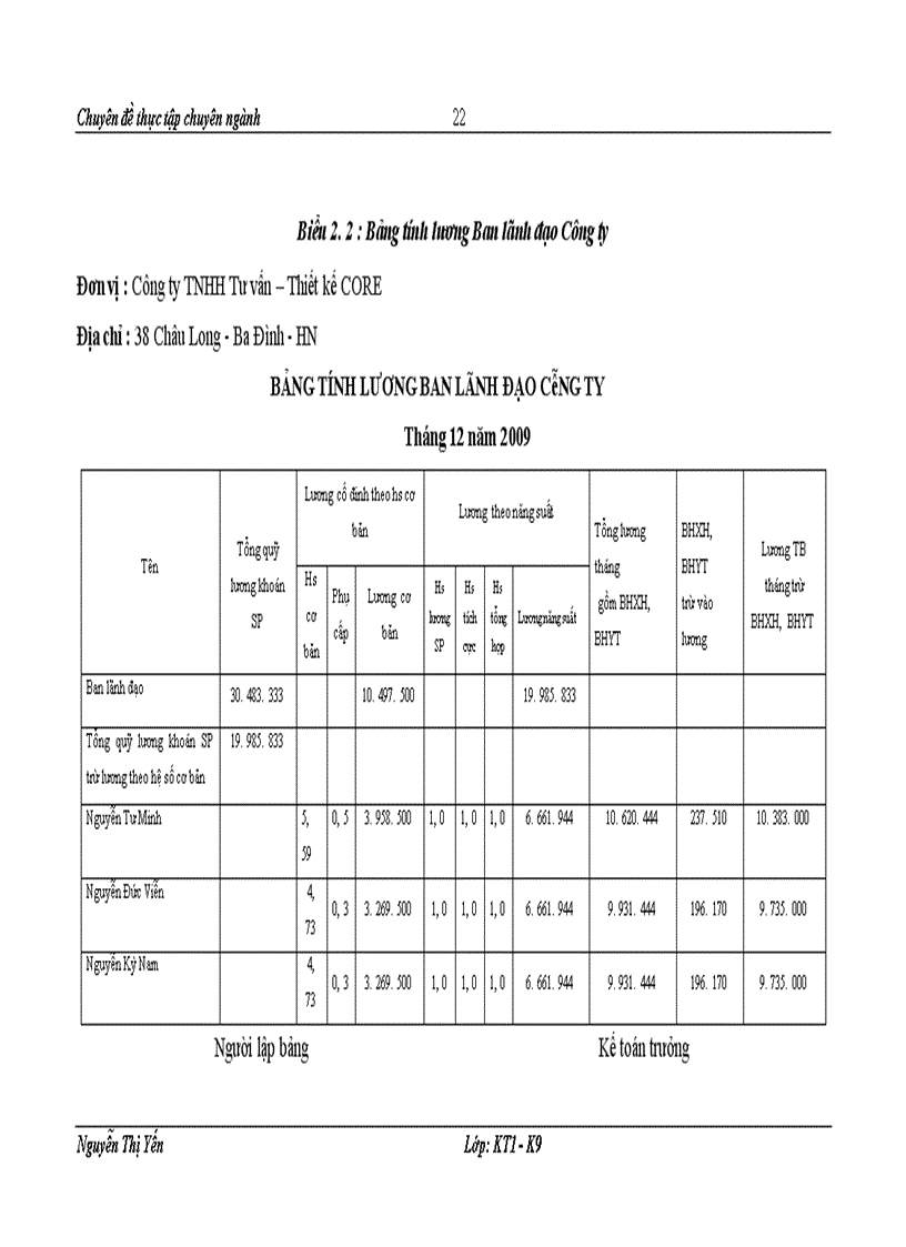 image for page Hoàn thiện công tác kế toán tiền lương và các khoản trích theo lương tại Công ty TNHH Tư vấn – Thiết kế CORE
