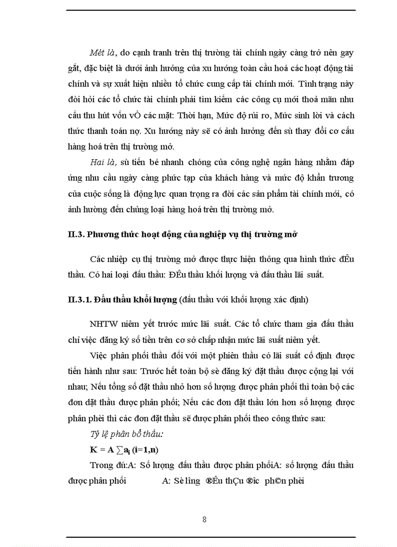 image for page Nghiệp vụ thị trường mở của Ngân hàng trung ương