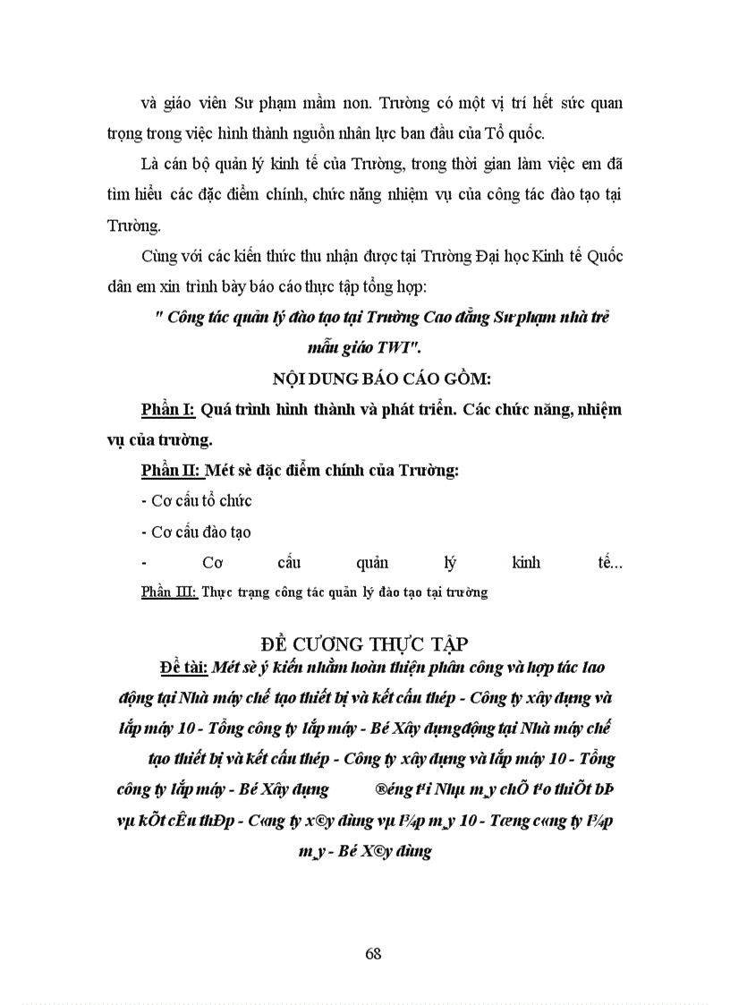 image for page Một số ý kiến nhằm hoàn thiện phân công và hợp tác lao động tại Nhà máy chế tạo thiết bị và kết cấu th