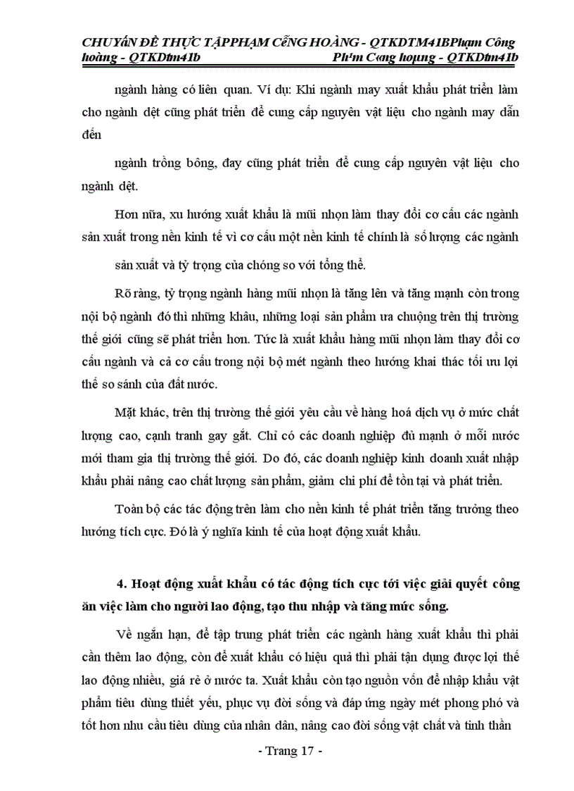 image for page Một số biện pháp đẩy mạnh xuất khẩu hàng dệt may tại công ty Dệt Kim Đông Xuân