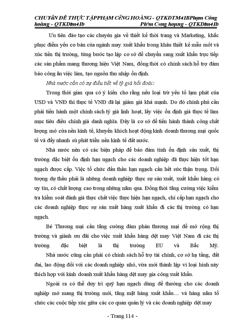 image for page Một số biện pháp đẩy mạnh xuất khẩu hàng dệt may tại công ty Dệt Kim Đông Xuân