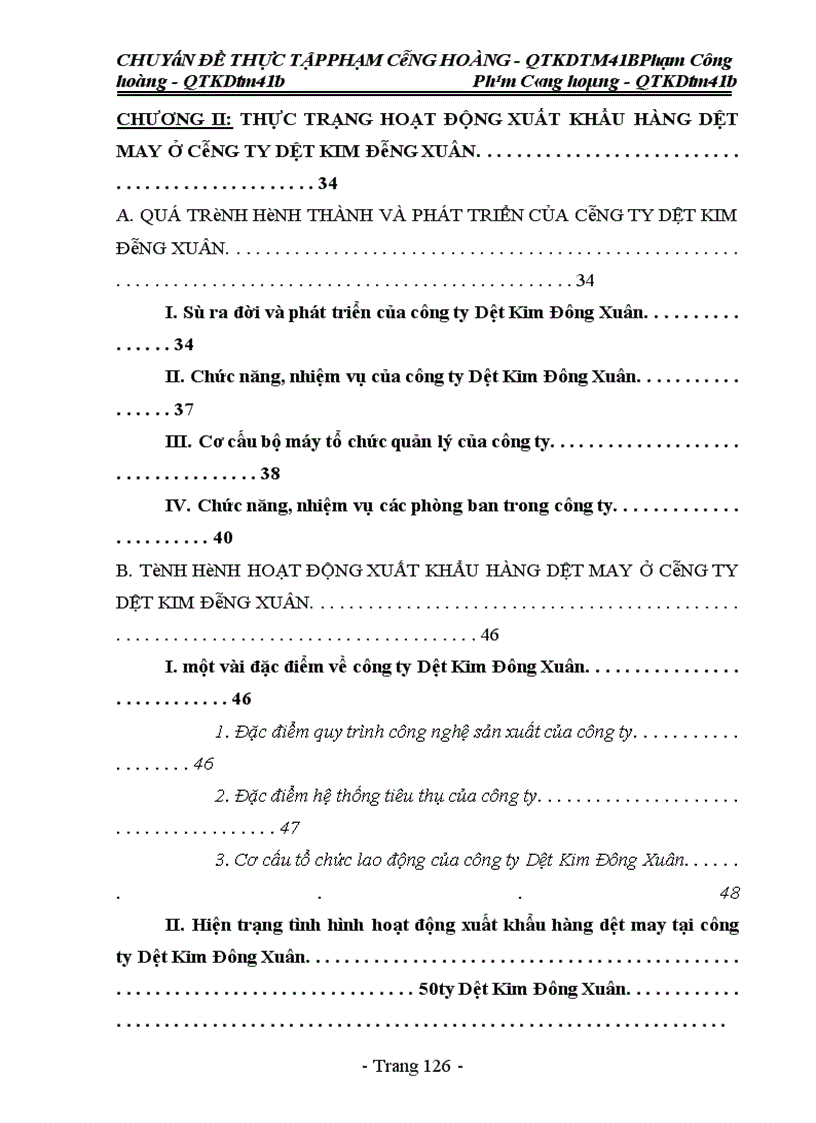 image for page Một số biện pháp đẩy mạnh xuất khẩu hàng dệt may tại công ty Dệt Kim Đông Xuân