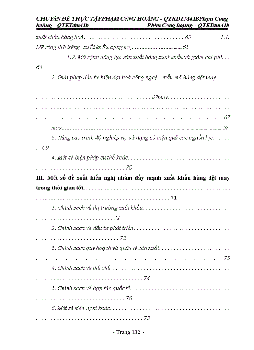 image for page Một số biện pháp đẩy mạnh xuất khẩu hàng dệt may tại công ty Dệt Kim Đông Xuân