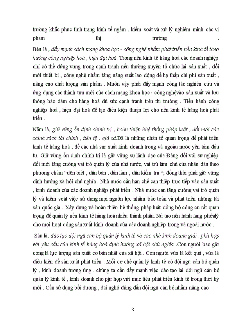 image for page Phát triển kinh tế thị trường định hướng xã hội chủ nghĩa.