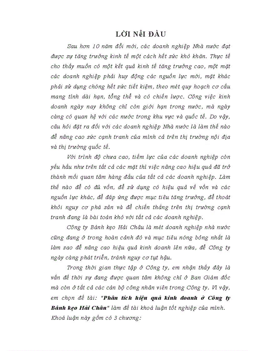 image for page Phân tích hiệu quả kinh doanh ở Công ty Bánh kẹo Hải Châu