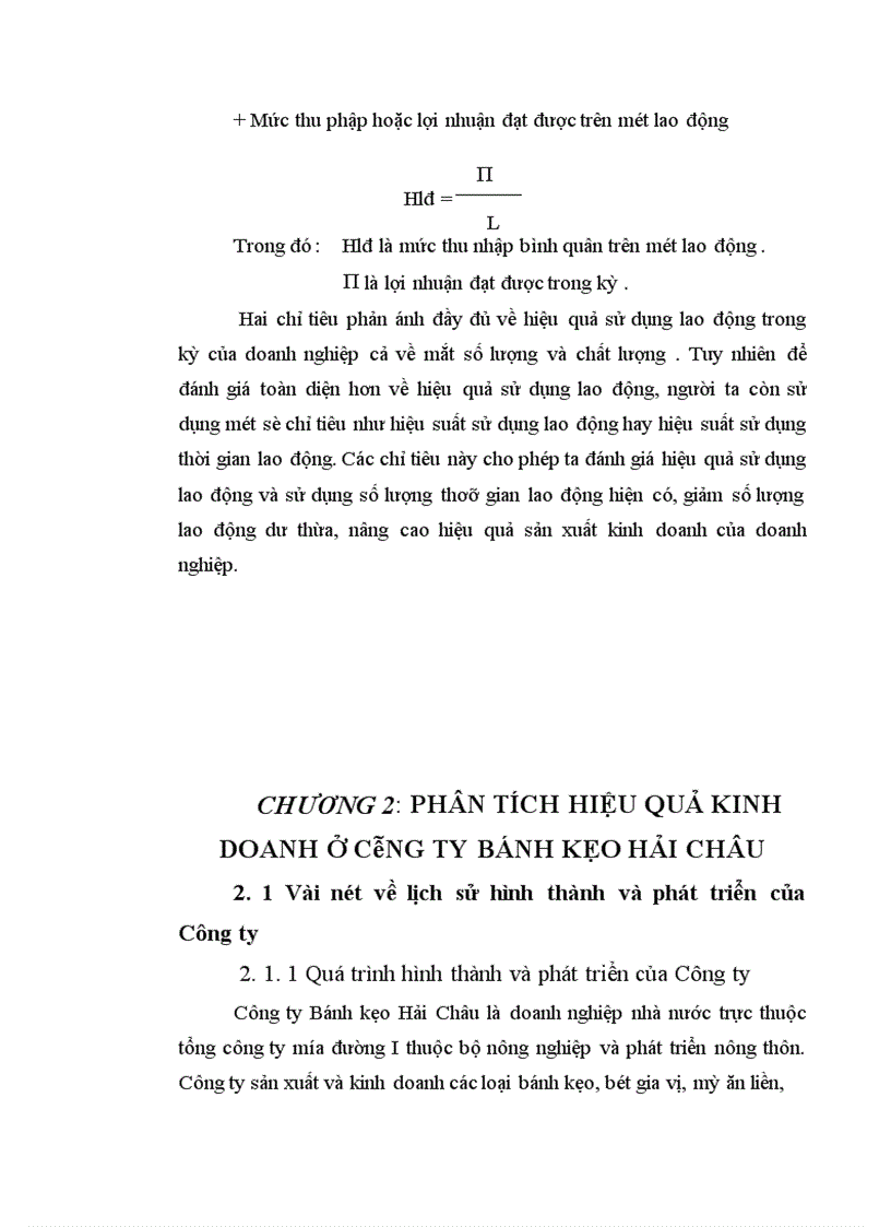image for page Phân tích hiệu quả kinh doanh ở Công ty Bánh kẹo Hải Châu