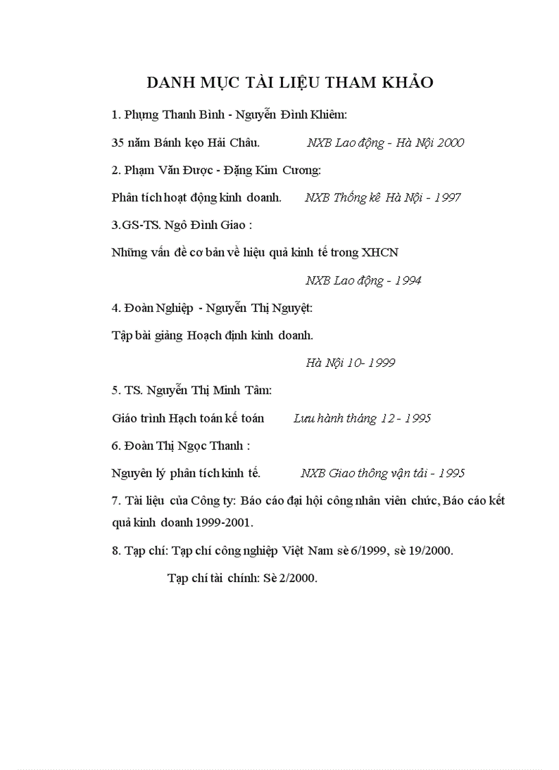 image for page Phân tích hiệu quả kinh doanh ở Công ty Bánh kẹo Hải Châu