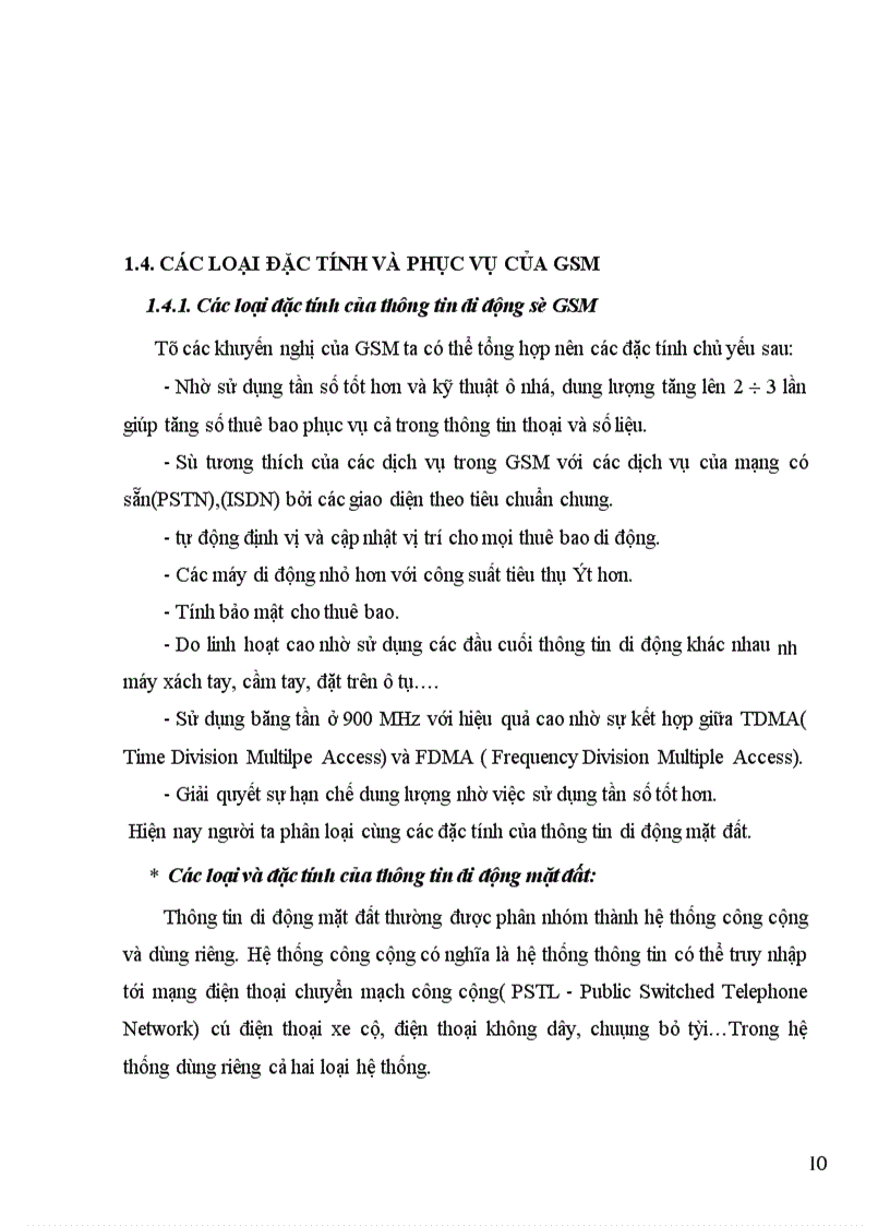 image for page Dịch vụ thông tin di động và giới thiệu về đặc tính, tính năng của mạng thông tin di động số GSM