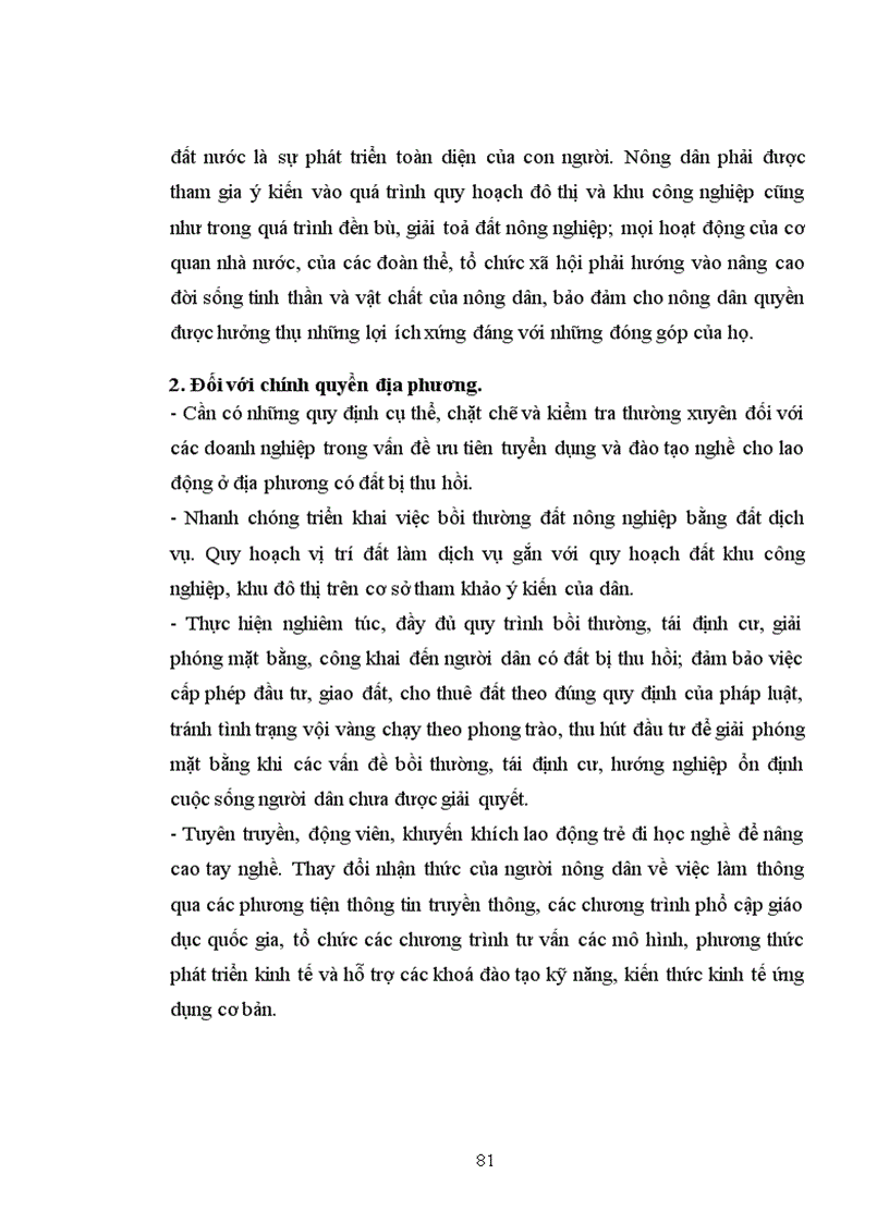 image for page Giải pháp tạo việc làm cho nông dân bị thu hồi đất nông nghiệp trên địa bàn huyện Gia Lâm