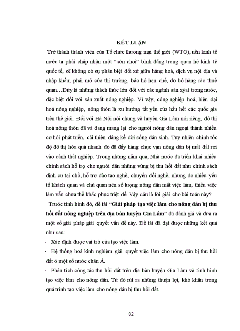 image for page Giải pháp tạo việc làm cho nông dân bị thu hồi đất nông nghiệp trên địa bàn huyện Gia Lâm