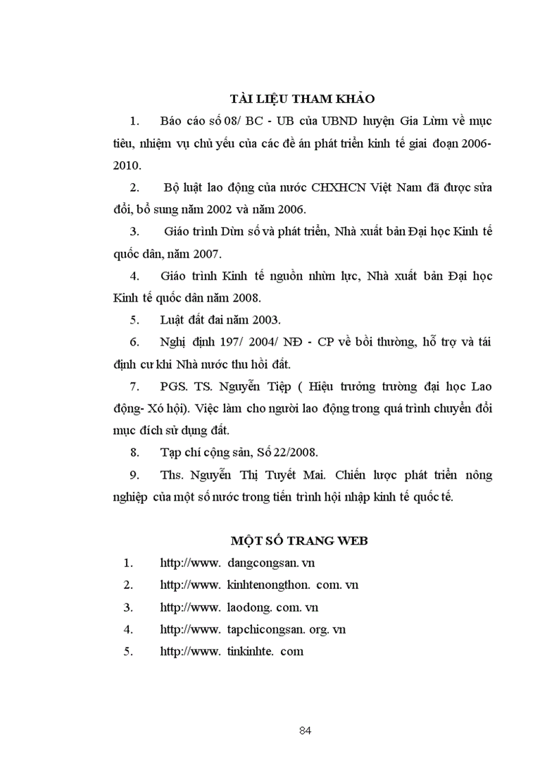 image for page Giải pháp tạo việc làm cho nông dân bị thu hồi đất nông nghiệp trên địa bàn huyện Gia Lâm
