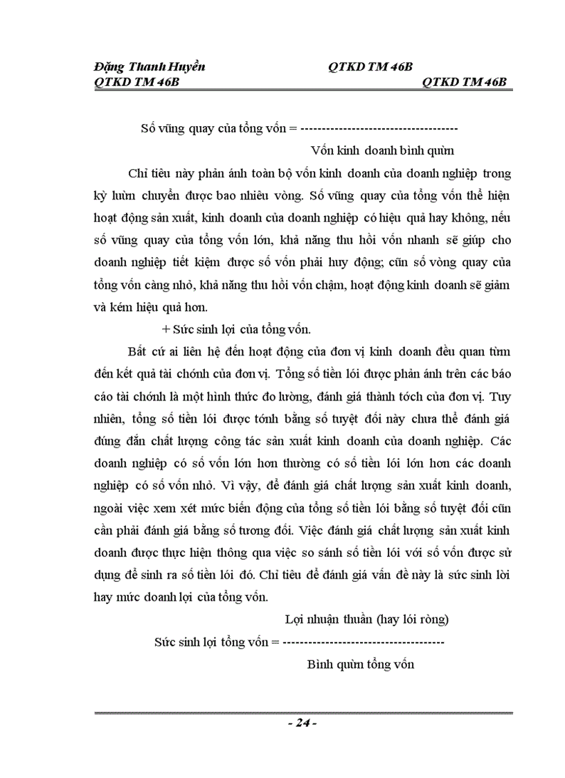 image for page Thực trạng và một số giải pháp nâng cao hiệu quả sử dụng vốn tại Công ty cổ phần lương thực Hà Sơn Bình
