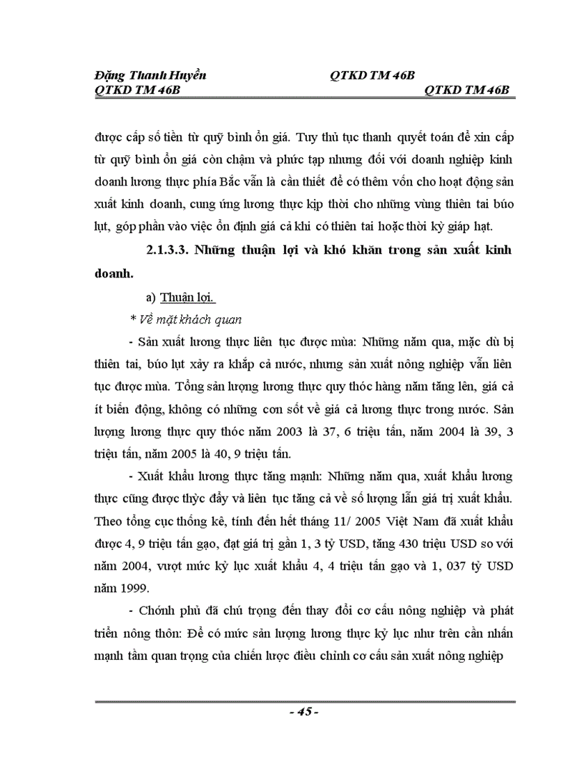 image for page Thực trạng và một số giải pháp nâng cao hiệu quả sử dụng vốn tại Công ty cổ phần lương thực Hà Sơn Bình