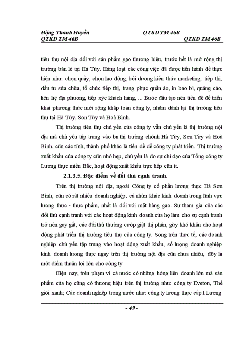 image for page Thực trạng và một số giải pháp nâng cao hiệu quả sử dụng vốn tại Công ty cổ phần lương thực Hà Sơn Bình