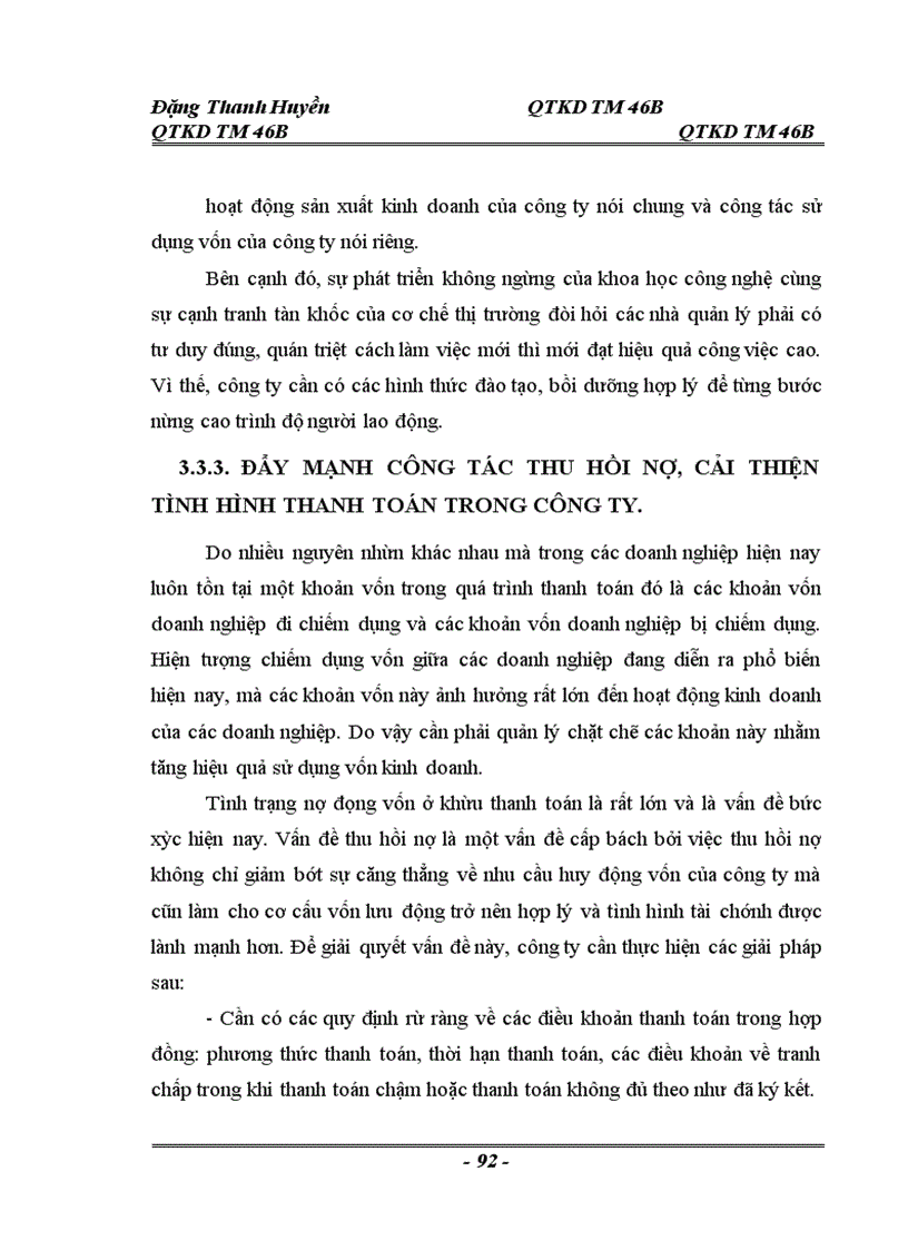 image for page Thực trạng và một số giải pháp nâng cao hiệu quả sử dụng vốn tại Công ty cổ phần lương thực Hà Sơn Bình