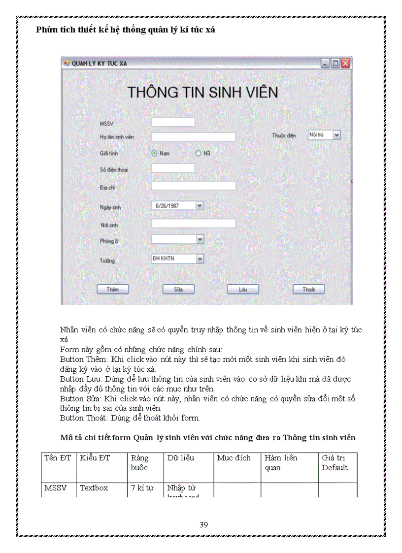 image for page Phân tích thiết kế hệ thống quản lý kí túc xá