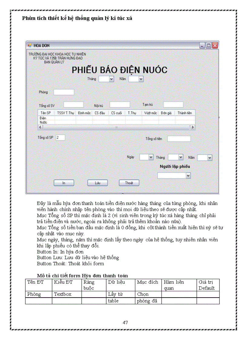 image for page Phân tích thiết kế hệ thống quản lý kí túc xá