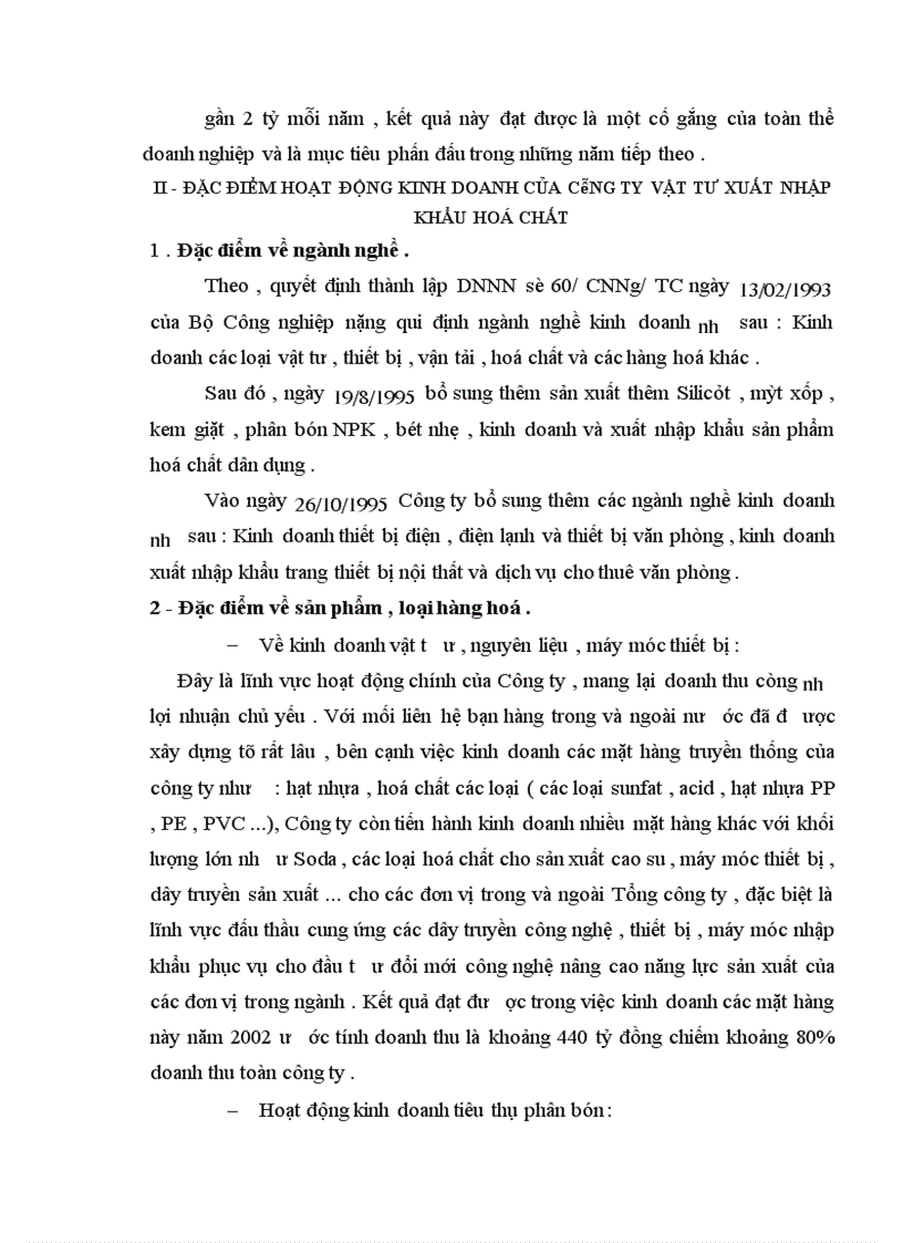 image for page Báo cáo thực tập tại Công ty vật tư và xuất nhập khẩu hoá chất