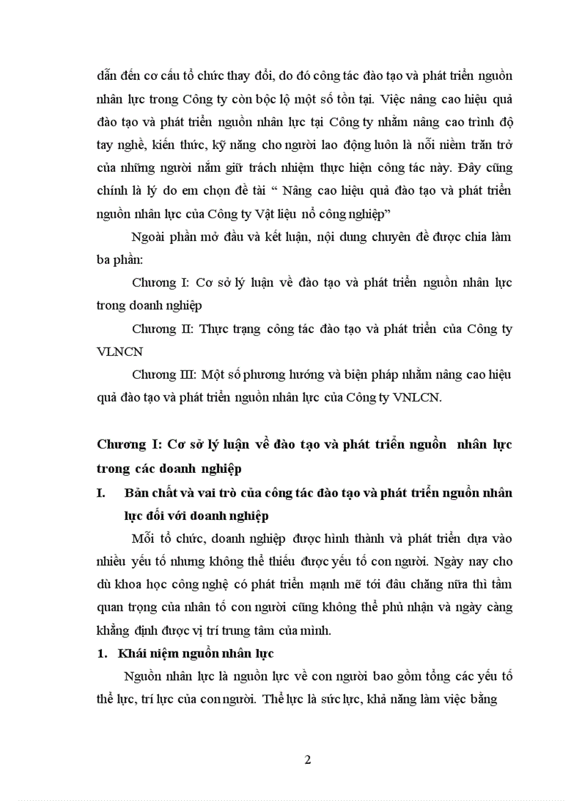 image for page Nâng cao hiệu quả đào tạo và phát triển nguồn nhân lực của Công ty Vật liệu nổ công nghiệp