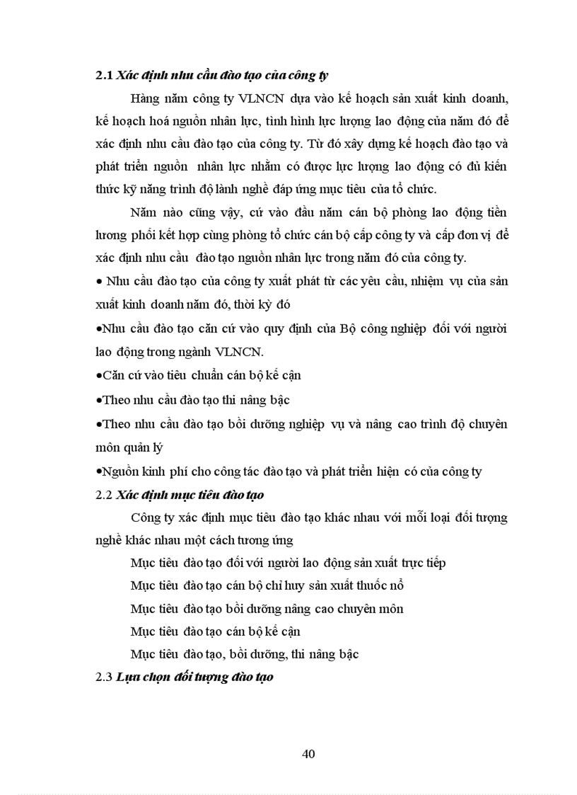 image for page Nâng cao hiệu quả đào tạo và phát triển nguồn nhân lực của Công ty Vật liệu nổ công nghiệp