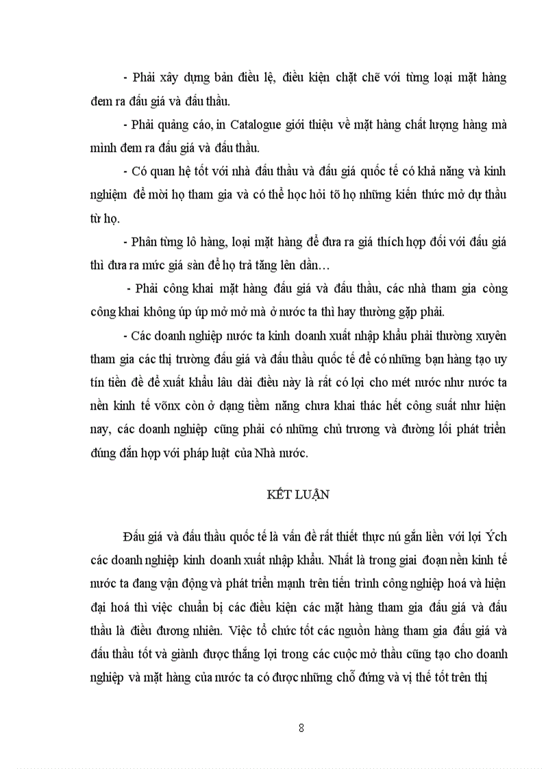 image for page Đấu giá quốc tế, đấu thầu quốc tế và tác động của hai phương thức này với kinh doanh xuất nhập khẩu ở Việt nam