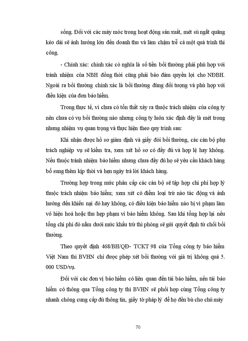 image for page Tình hình triển khai nghiệp vụ bảo hiểm máy móc ở Công ty bảo hiểm Hà Nội thời gian qua và phương hướng phát triển cho giai đoạn tới