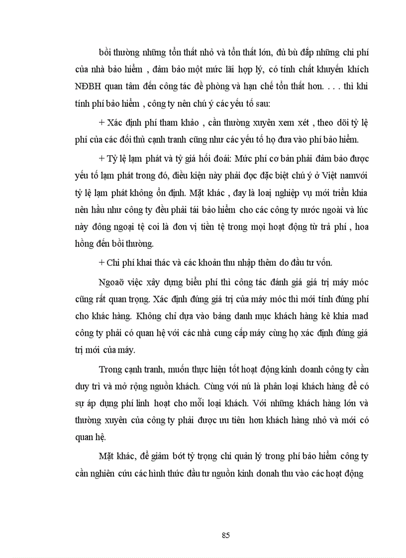 image for page Tình hình triển khai nghiệp vụ bảo hiểm máy móc ở Công ty bảo hiểm Hà Nội thời gian qua và phương hướng phát triển cho giai đoạn tới