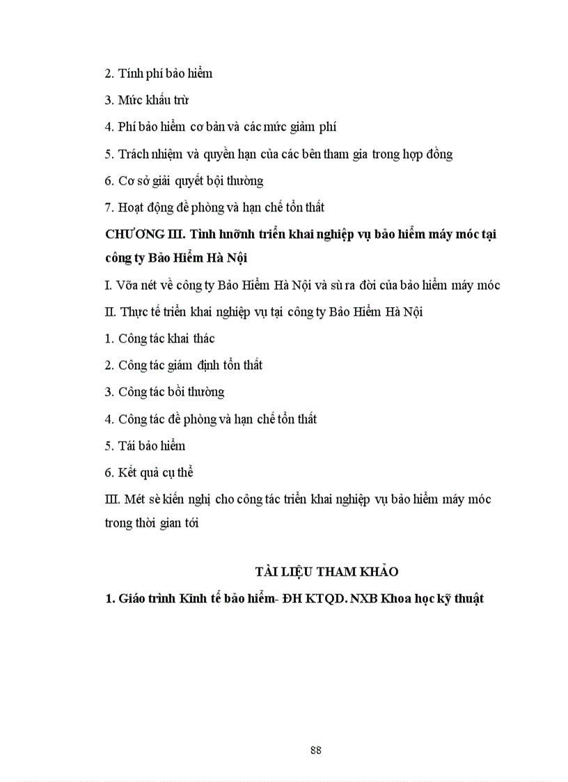 image for page Tình hình triển khai nghiệp vụ bảo hiểm máy móc ở Công ty bảo hiểm Hà Nội thời gian qua và phương hướng phát triển cho giai đoạn tới