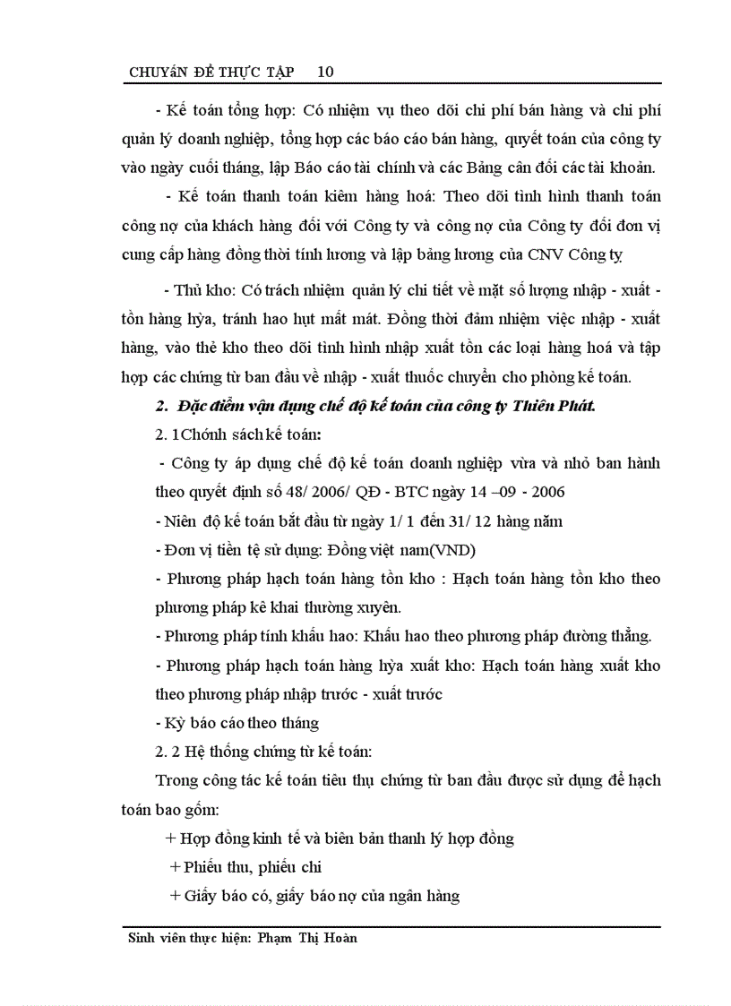 image for page Kế toán tiêu thụ và xác định kết quả tiêu thụ ở Công ty TNHH xây dựng, thương mại & dược phẩm Thiên Phát