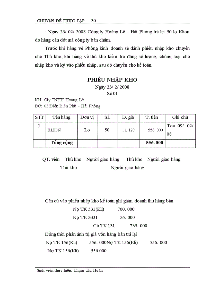 image for page Kế toán tiêu thụ và xác định kết quả tiêu thụ ở Công ty TNHH xây dựng, thương mại & dược phẩm Thiên Phát