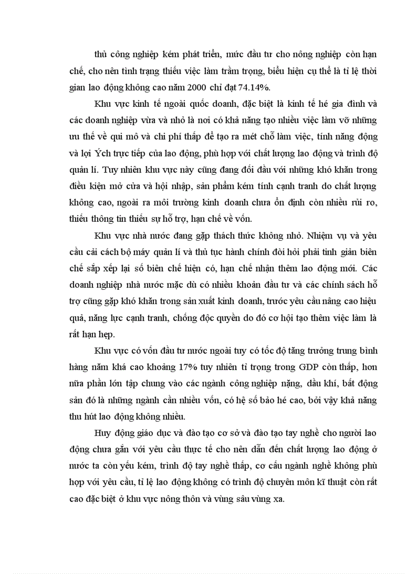 image for page Nhiệm vụ và các giải pháp giải quyết việc làm trong kế hoạch 5 năm 2001-2005 ở Việt Nam