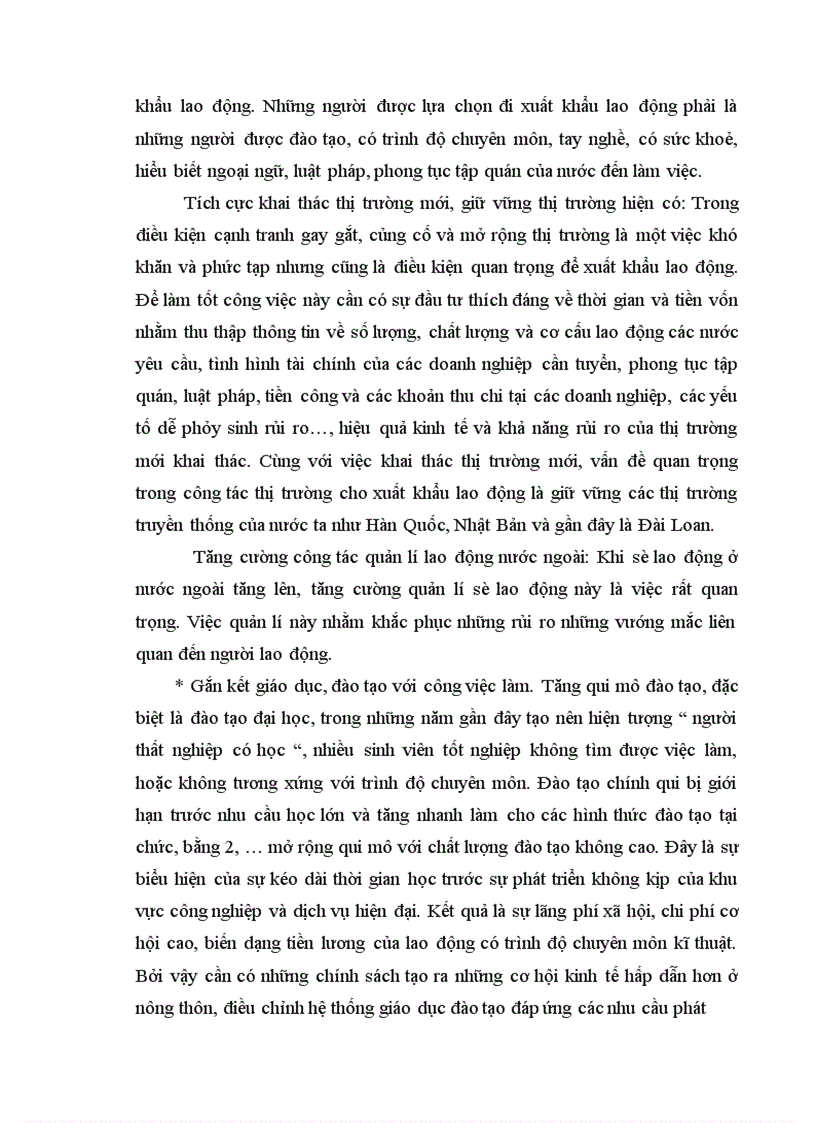 image for page Nhiệm vụ và các giải pháp giải quyết việc làm trong kế hoạch 5 năm 2001-2005 ở Việt Nam