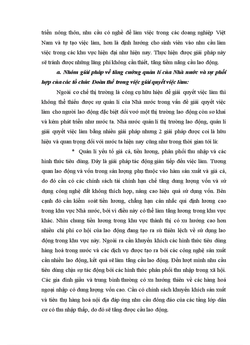 image for page Nhiệm vụ và các giải pháp giải quyết việc làm trong kế hoạch 5 năm 2001-2005 ở Việt Nam