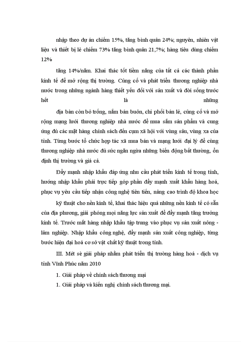 image for page Một số giải pháp phát triển thị trường hàng hoá của tỉnh Vĩnh Phúc đến năm 2010