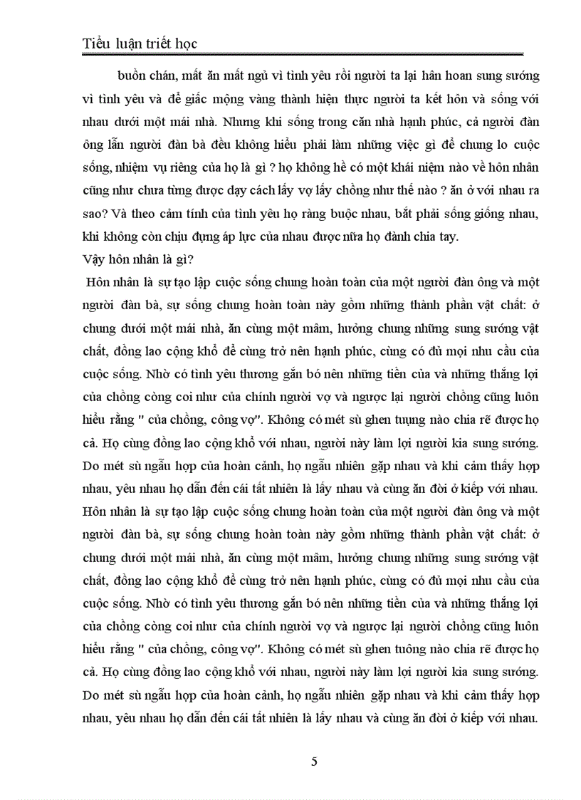 image for page Hôn nhân trên góc nhìn triết học