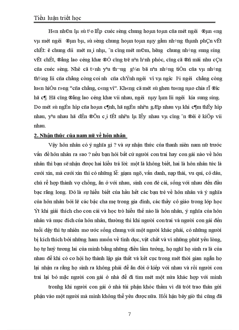 image for page Hôn nhân trên góc nhìn triết học