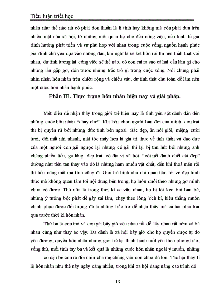 image for page Hôn nhân trên góc nhìn triết học