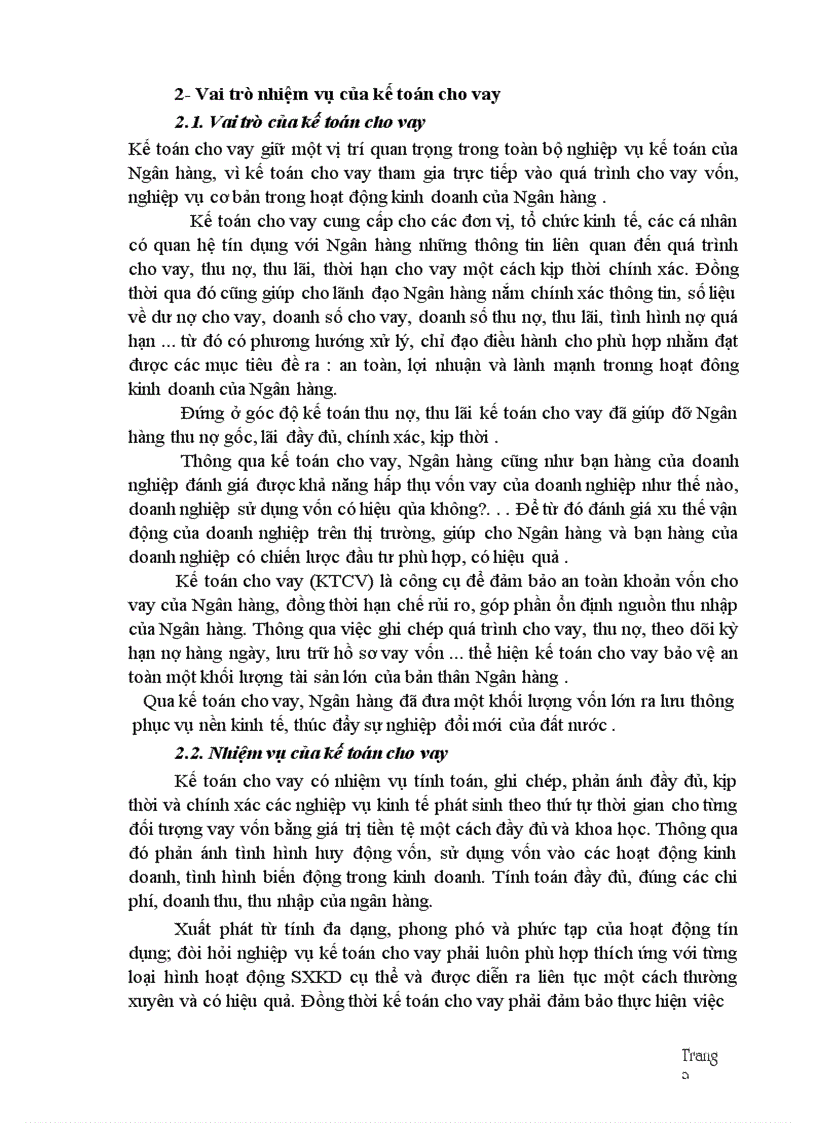 image for page Thực trạng và giải pháp Kế toán cho vay tại Ngân hàng Nông Nghiệp và phát triển nông thôn Thanh Hoá