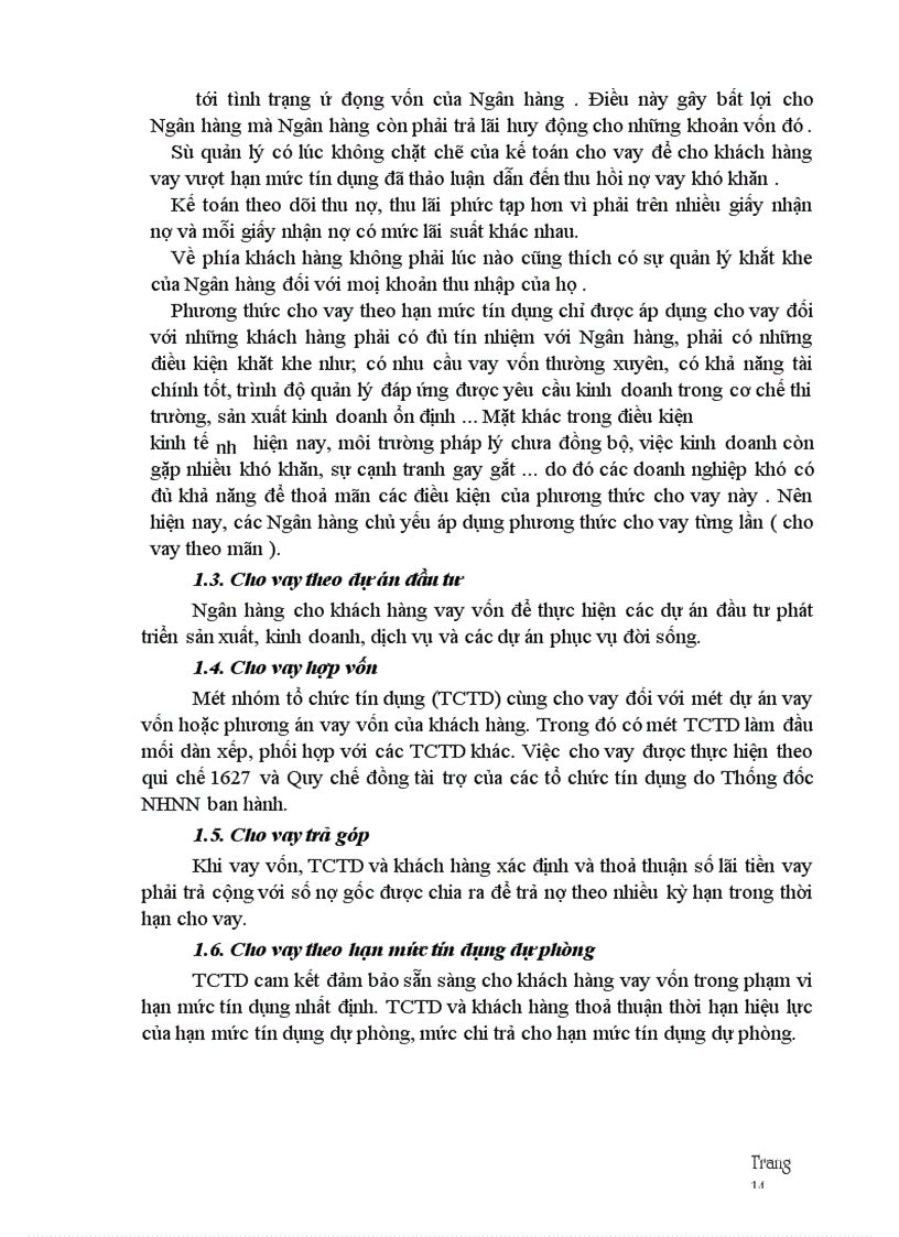 image for page Thực trạng và giải pháp Kế toán cho vay tại Ngân hàng Nông Nghiệp và phát triển nông thôn Thanh Hoá