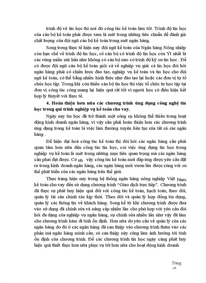 image for page Thực trạng và giải pháp Kế toán cho vay tại Ngân hàng Nông Nghiệp và phát triển nông thôn Thanh Hoá