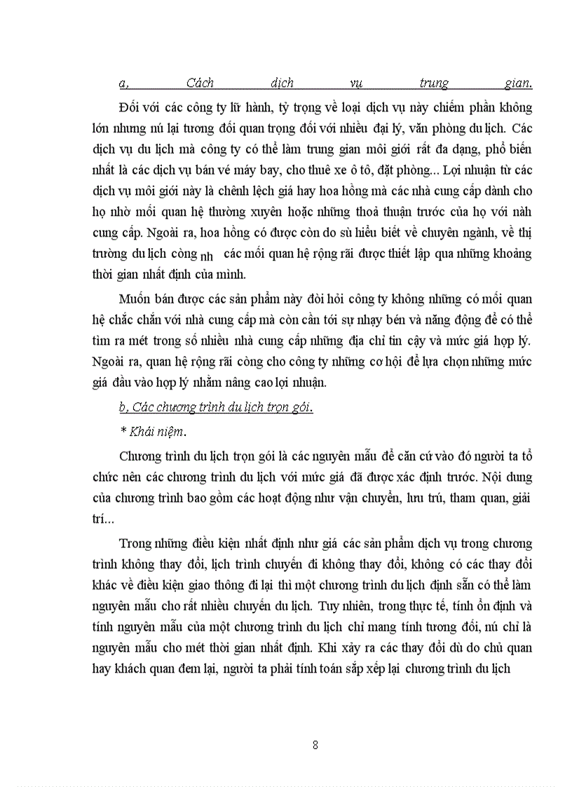 image for page Một số giải pháp và khuyến nghị nhằm phát triển hoạt động kinh doanh du lịch lữ hành của Trung tâm lữ hành và hợp tác quốc tế HanoiFestival