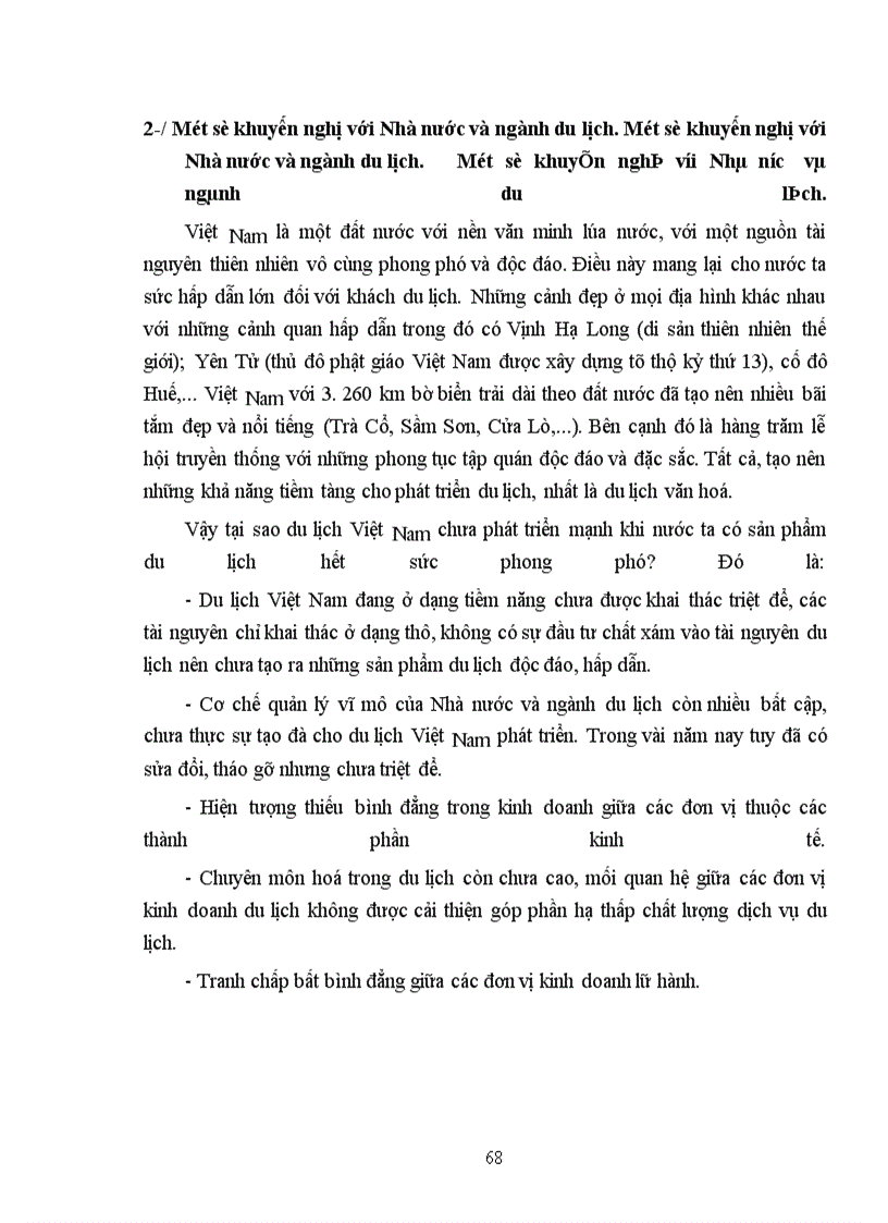 image for page Một số giải pháp và khuyến nghị nhằm phát triển hoạt động kinh doanh du lịch lữ hành của Trung tâm lữ hành và hợp tác quốc tế HanoiFestival