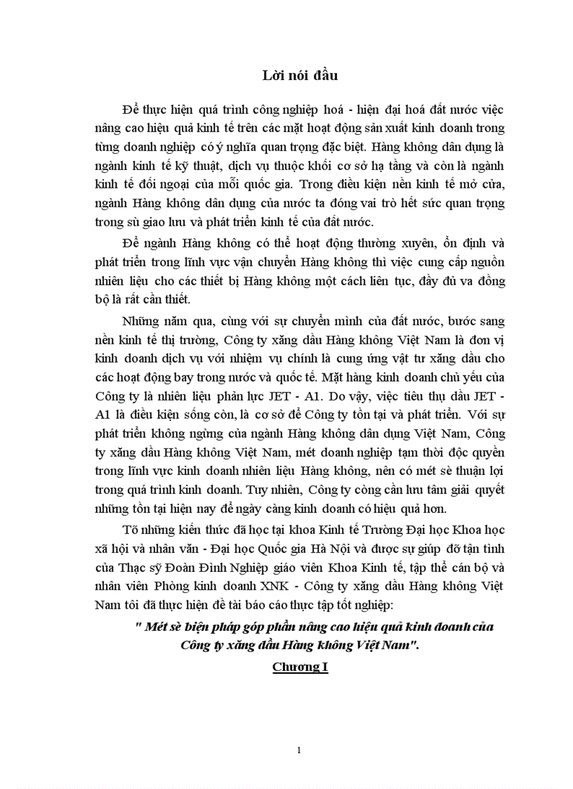 image for page Một số biện pháp góp phần nâng cao hiệu quả kinh doanh của Công ty xăng dầu Hàng không Việt Nam