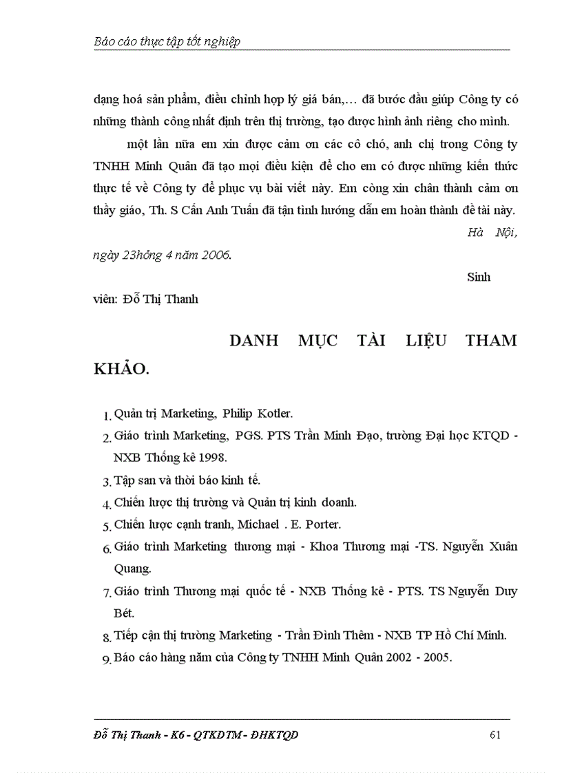 image for page Nội dung cơ bản của Marketing ứng dụng trong hoạt động kinh doanh và giới thiệu khái quát về Công ty TNHH công nghệ phẩm Minh Quân.