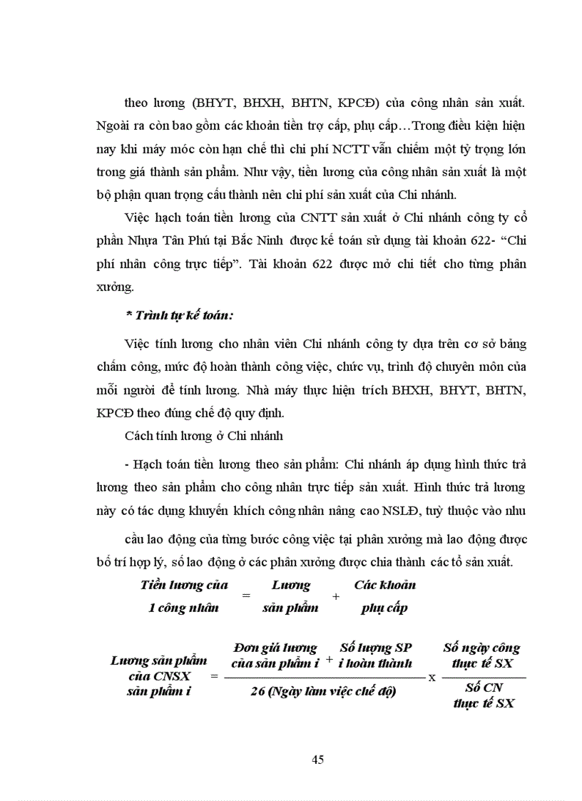 image for page Kế toán tập hợp chi phí sản xuất và tính giá thành sản phẩm tại Chi nhánh công ty cổ phần Nhựa Tân Phú tại Bắc Ninh